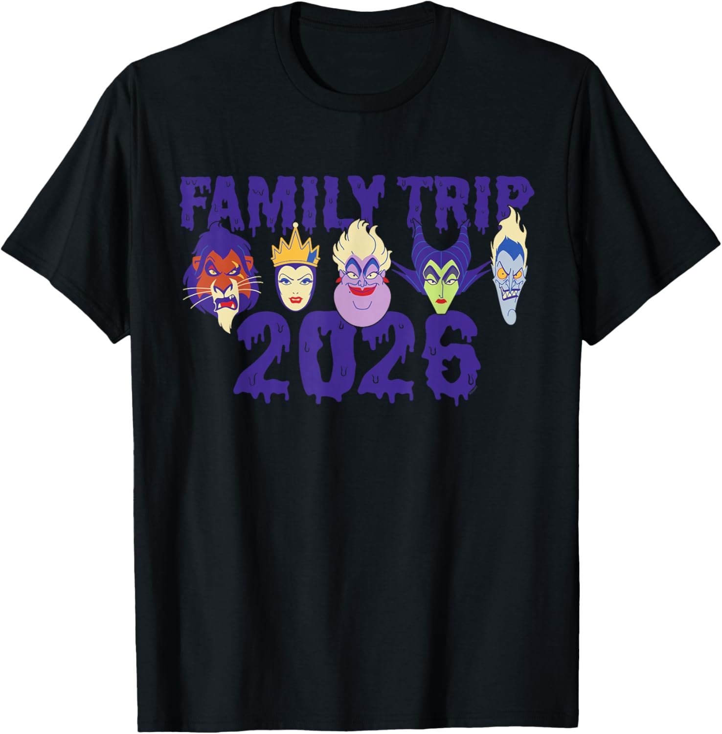 Disney Villains Family Trip 2026 Disney Vacation - Camiseta a juego