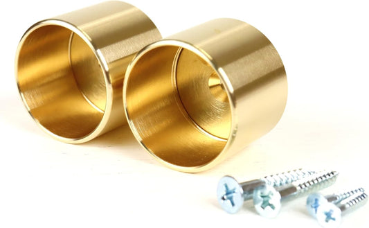 Craftsman Finish Solid Brass Pipe Bracket Hanger Pipe Socket Pipe Holder Fixing Hardware Set of 2 25 mm