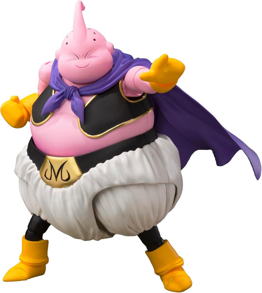 BANDAI SPIRITS S.H. Figuarts Dragon Ball Z Majin Buu - Zen-(Resale Version), Approx. 7.1 inches (180 mm), PVC & ABS, Pre-painted Action Figure