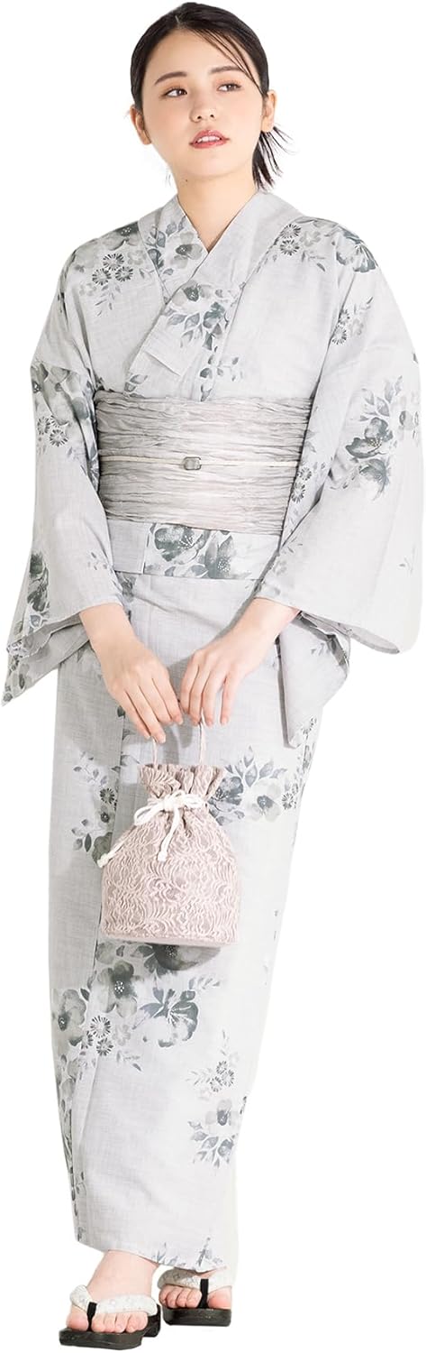 Soubien assort-ynset0151 Women's Yukata Set, Obien, For Adults, 2-piece Set