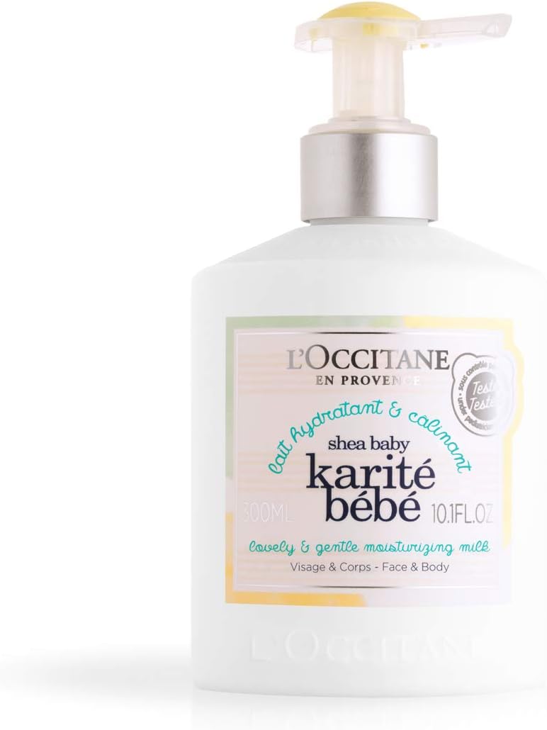 L'Occitane Shea Baby Moisture Milk, 10.1 fl oz (300 ml)