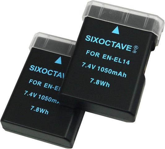 str 2個セット EN-EL14 EN-EL14a ニコン 互換バッテリー 一眼レフカメラ P7000 P7100 P7700 P7800 D3100 D3200 D3300 D3400 D5100 D5200 D5300 D5500 D5600 Df 対応 カメラ残量表示可能 純正と同じ使用方法