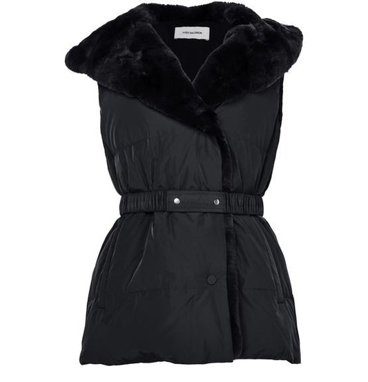 YVES SALOMON Hooded gilet - Image 1