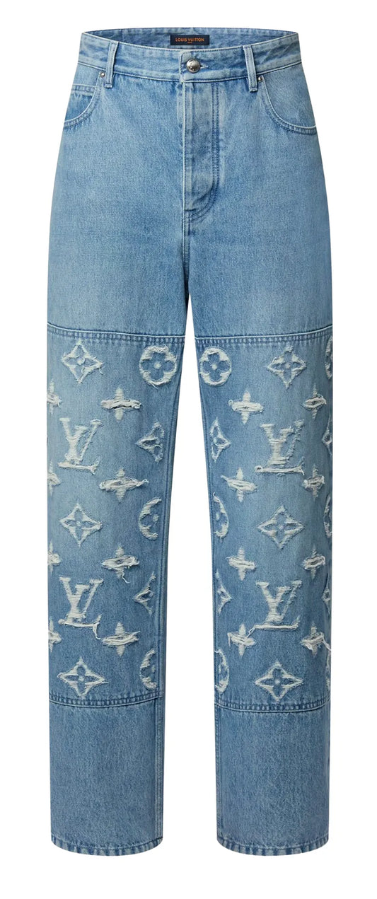 LOUIS VUITTON DENIM 'SKATE' JEANS