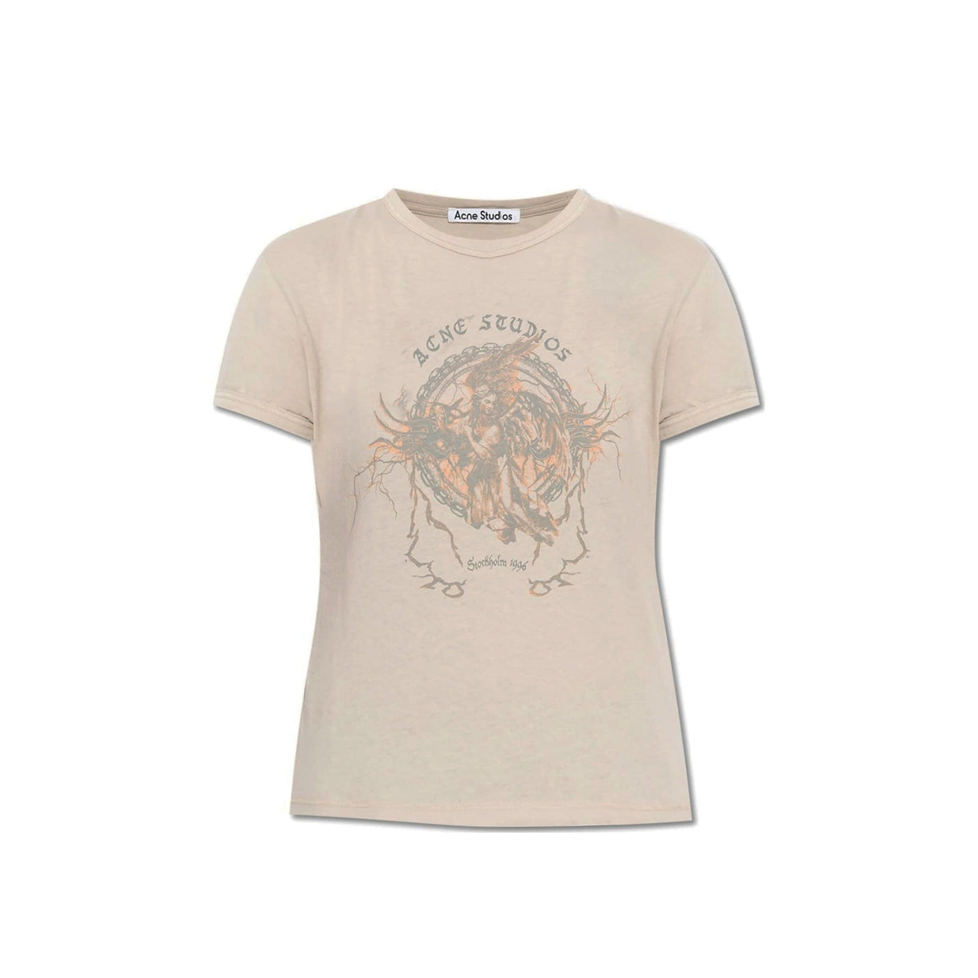Acne Studios にきびスタジオにきびスタジオ印刷されたTシャツ - Image 1
