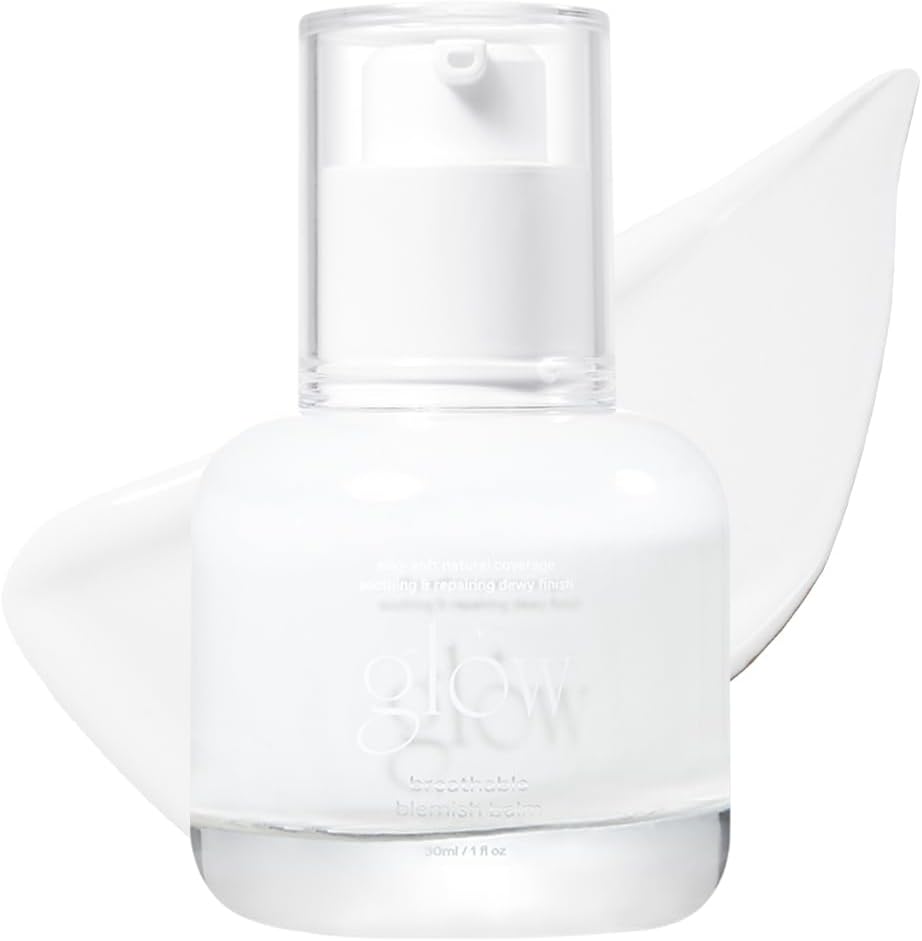 glow Breathable BB Cream #White: Cruelty-free, Artificial Fragrance-free, Essential Oil-free, Gluten-free, Lightweight Hydrating BB Cream, Skin Care-like Feel, 30ml (1 fl.oz)