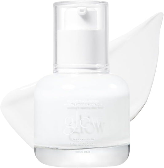 glow Breathable BB Cream #White: Cruelty-free, Artificial Fragrance-free, Essential Oil-free, Gluten-free, Lightweight Hydrating BB Cream, Skin Care-like Feel, 30ml (1 fl.oz)