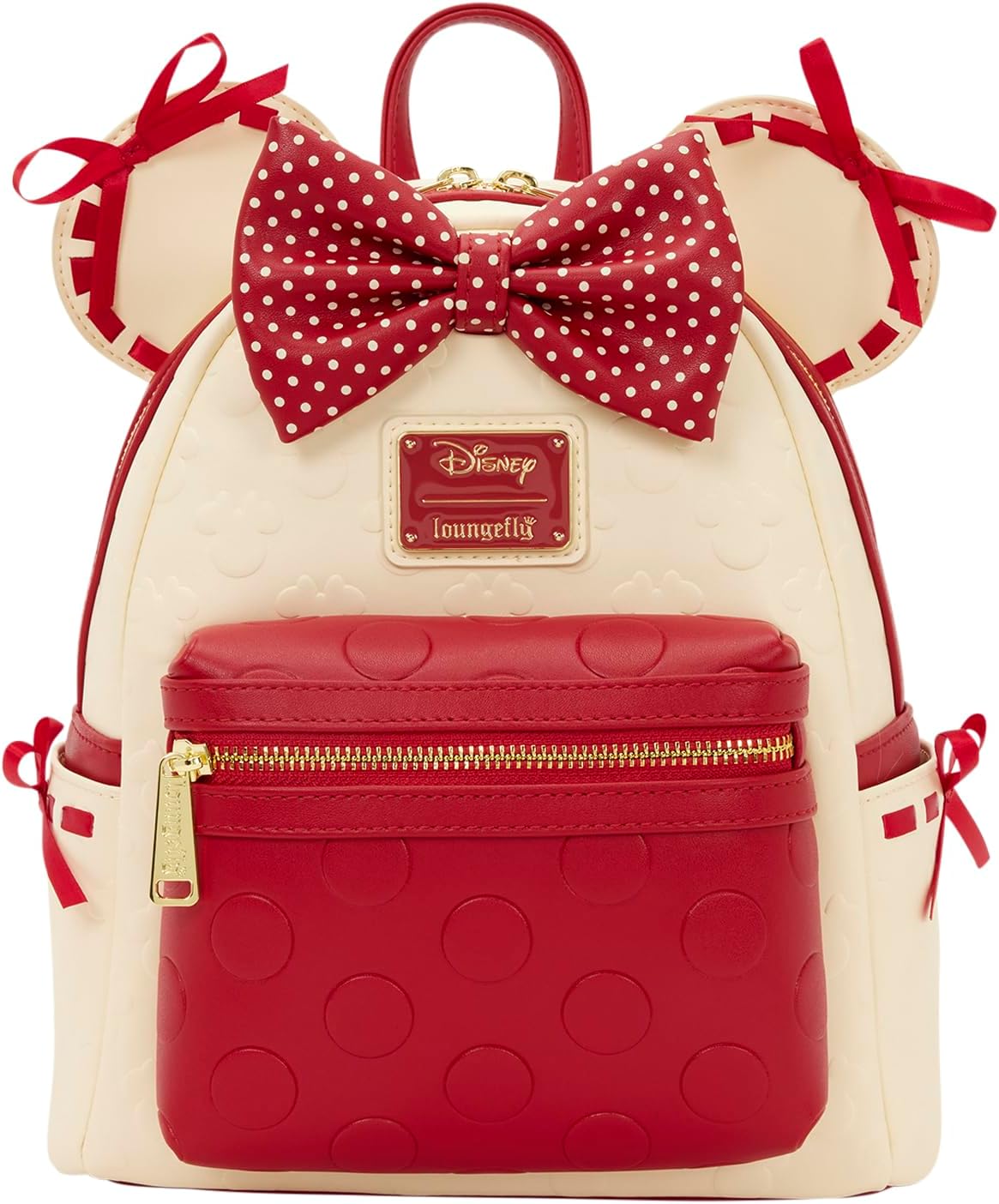 Loungefly Minnie Mouse Rock the Dots Coquette Mini Mochila