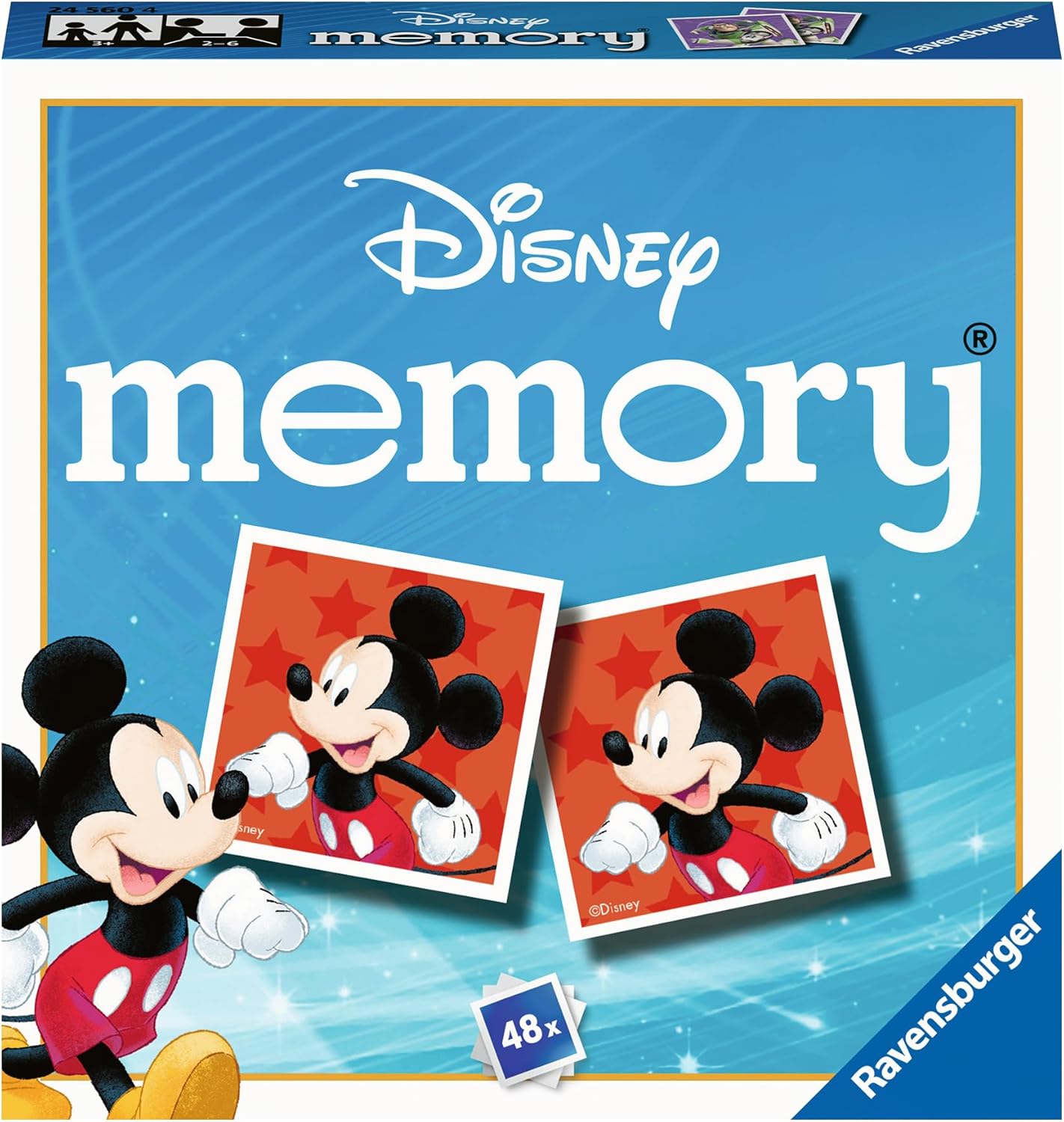 Ravensburger Board Game Disney Classic Minnie Memory 24560 for 4 players Suitable for ages 3 and up 【Disney Game, Concentration Game, Matching Game, Educational Game, Card Game, Gift (Birthday