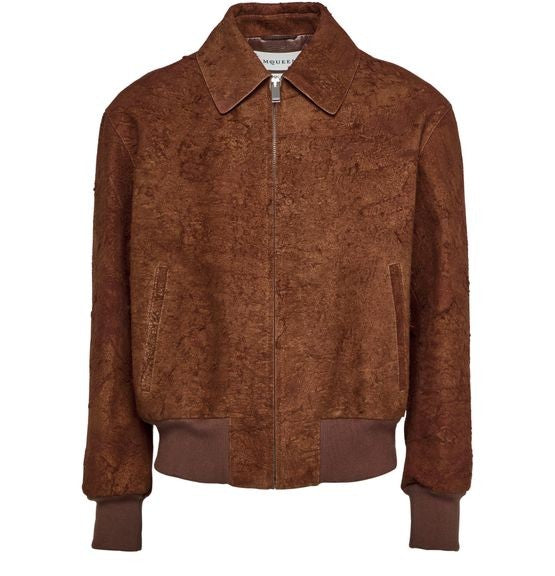MCQUEEN スエード製 ボンバー - Image 1