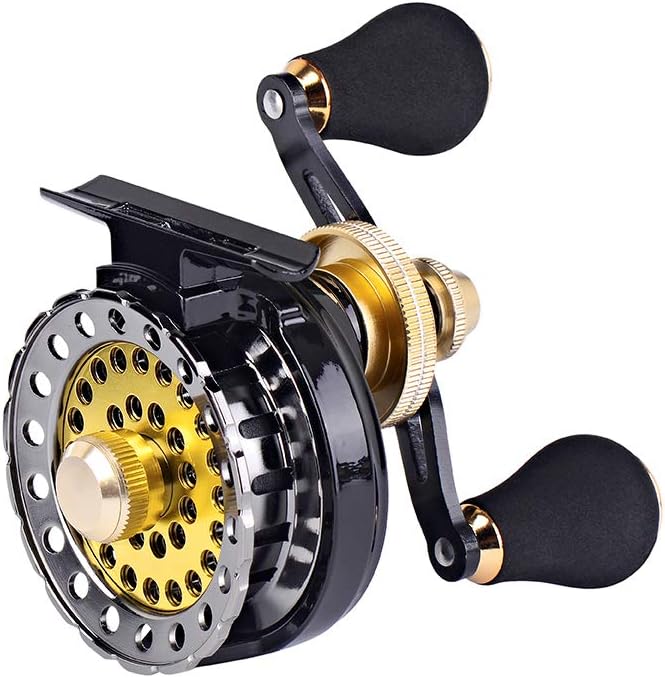 Lizard Chinu Reel Fishing Raft Reel Drop Black Sea Bream, Right Handle, Ice Fishing, 6+1BB, Maximum Drag Force, 11.0 lbs (5 kg), Gear Ratio, 2.6:1 Clutch, Raft Fishing, Casserole Fishing Reel