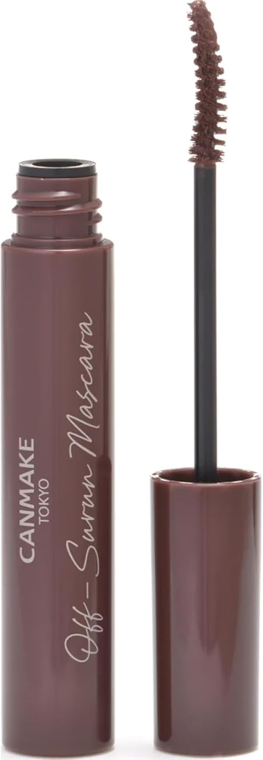 Canmake Off Mascara 03 Dark Cherry Hot Water Off Smudge Proof Curl Keep Film Type 03 (x1)