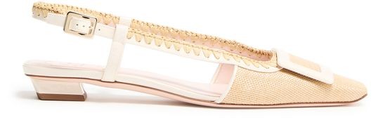 Belle Vivier braided slingbacks - Image 1
