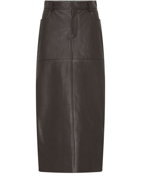 MOSCHINO レザースカート - Image 1