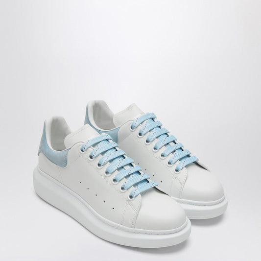 Alexander McQueen アレクサンダーMCクイーン特大スニーカーホワイト/パウダーブルー - Image 1