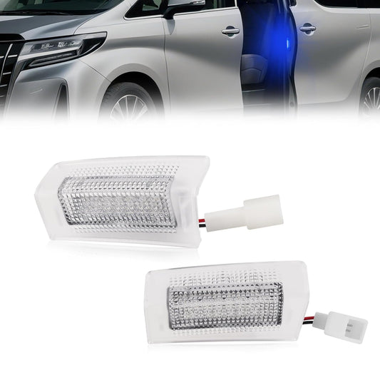 POPMOTORZ Toyota Alphard 40 Series Vellfire 40 Courtesy Lamp, 3 Row Chip LED, Sliding Door Spot Lamp, Door Welcome Light, Rear Sliding Door Dedicated Design for Toyota Vehicles, Genuine Replacement