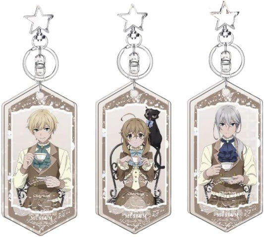 サイレントウィッチ風 グッズ キーホルダー アクリルキーホルダー かわいい コスプレ小物 携帯 鍵 自動車 かばん ペンダント アニメ周辺 非公式 [並行輸入品]
