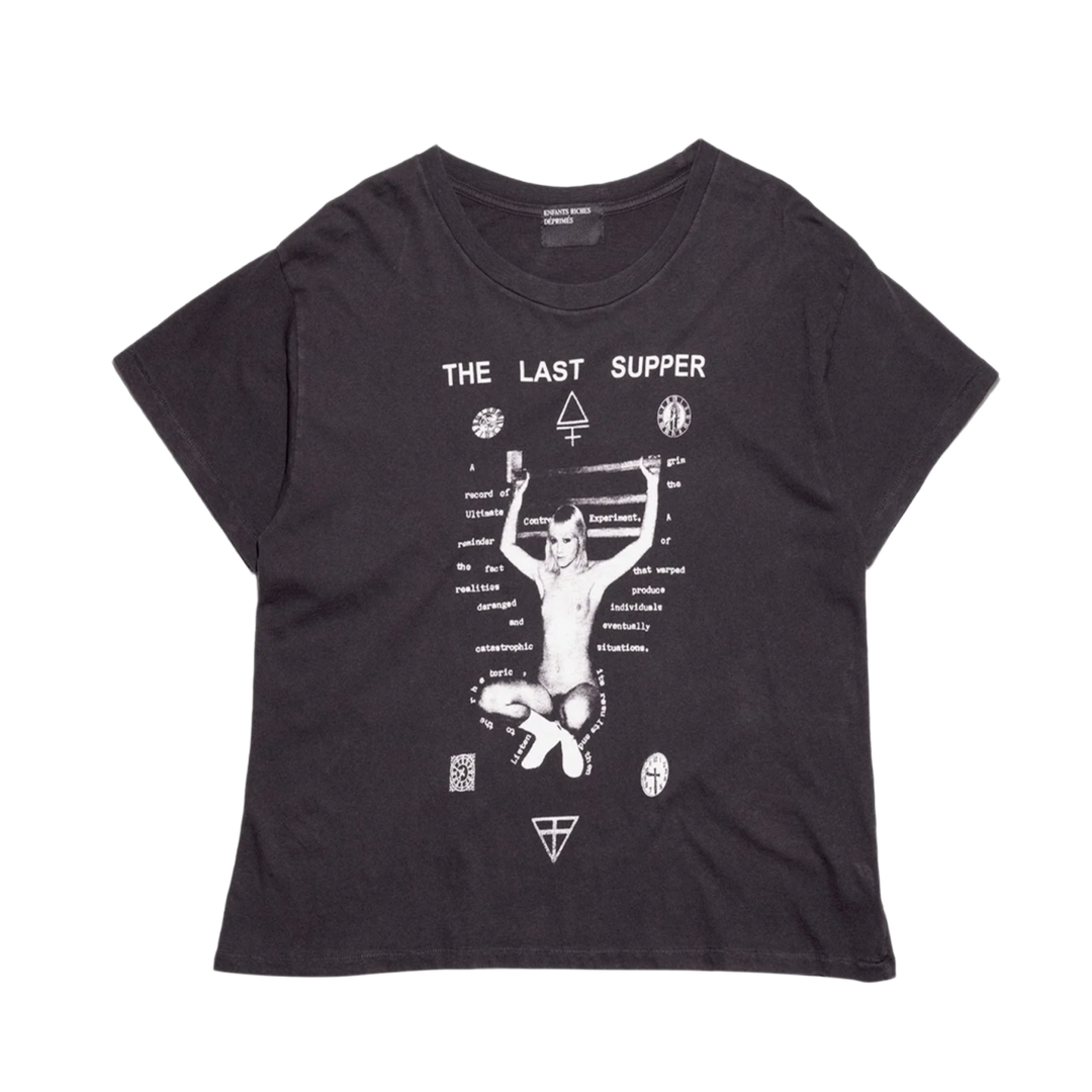 ENFANTS RICHES DEPRIMES 'BLACK' THE LAST SUPPER TEE