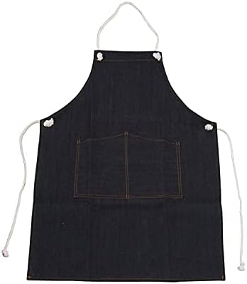 Attack Worker 193-40 Denim Apron, Made in Japan, Men's, Women's, Unisex, Rope Included, Stylish, Gardening, Kitchen, Work Apron, Kitchen Utensils, 00.blue