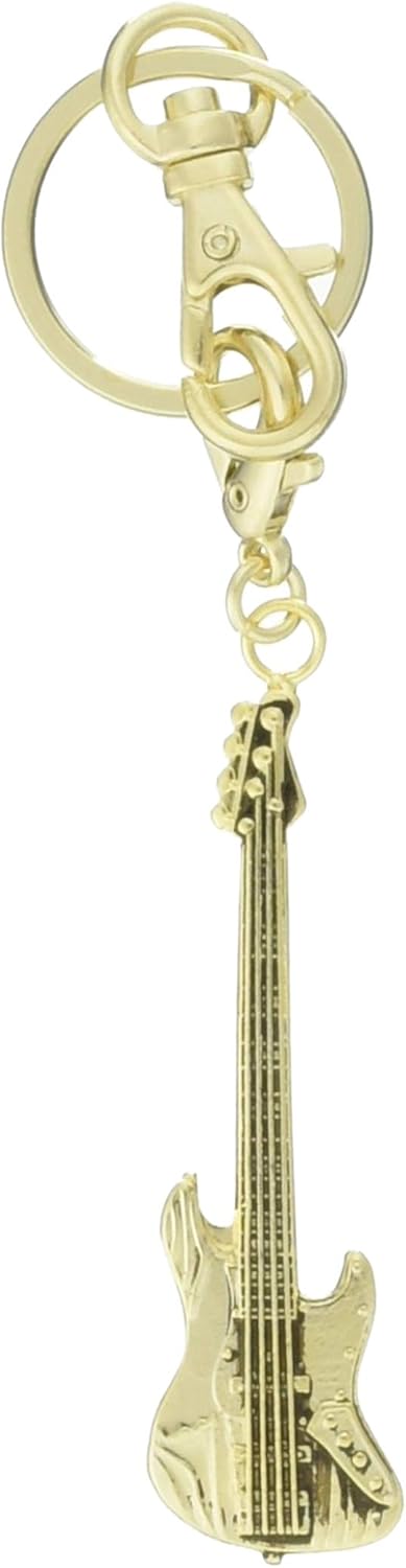 ナカノ オールミュージックキーホルダー エレキベース ゴールド MM120KHEBG