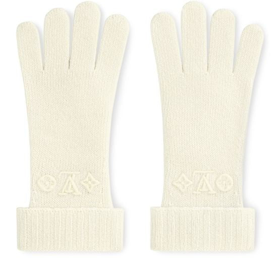 LOUIS VUITTON LV Monogram 3D Gloves - Image 1