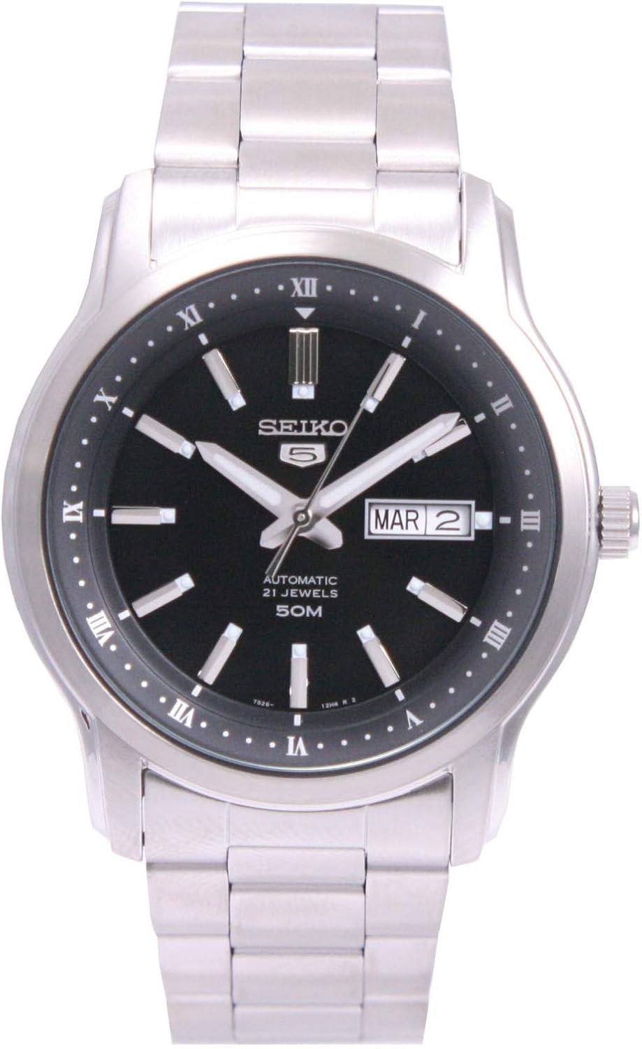 Seiko SNKP11K1 Men's Wristwatch, 5 AUTOMATIC Automatic, Bracelet Type
