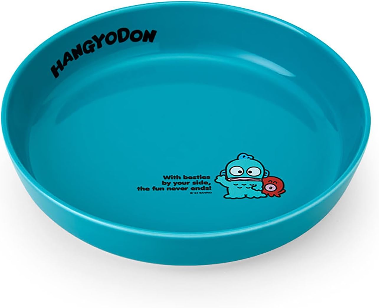 Sanrio 188701 Plate 8.3 inches (21 cm) Hangyodong, Microwave, Dishwasher, Dish-Dryer, Ceramic, Curry Plate, Pasta Plate