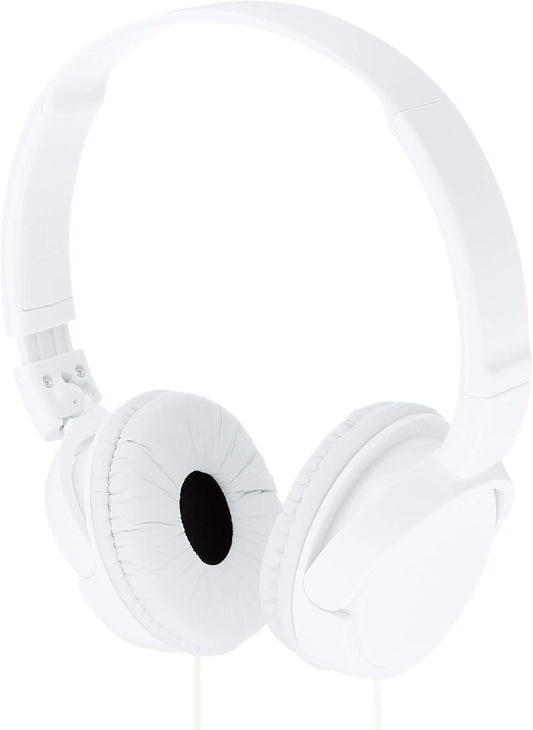 Sony MDR-ZX110 Headphones: Sealed Foldable White MDR-ZX110 W