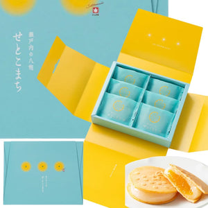 Hiroshima Shinko Seto Uchi Hachaku Seto Komachi, Set of 6, Japanese Confectionery with Carrying Bag