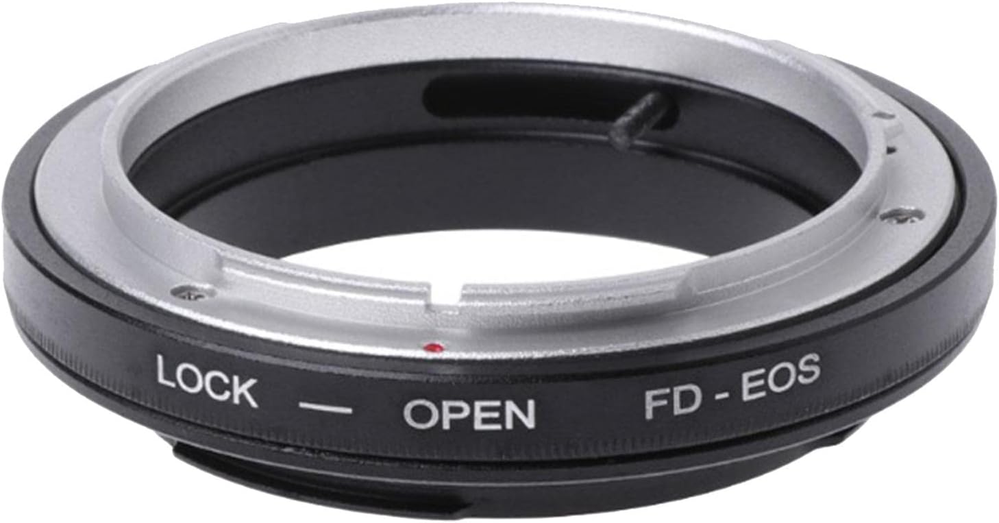B Baosity FD-EOS Ring Adapter Lens Adapter FD Lens for EF Canon EOS Mount Camera