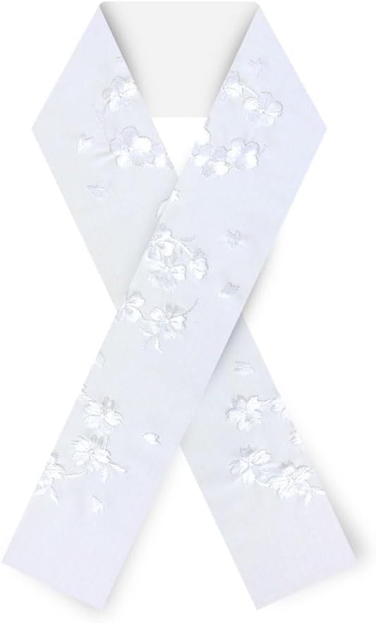 [NISHIORI] Embroidery, Half Collar, For Furisode, Kizakura, Kimono, White, Pink, Cream, Beige, Gold, Purple, Coming of Age Ceremony, Wedding, Graduation, Furisode, Visit Wear, Komon