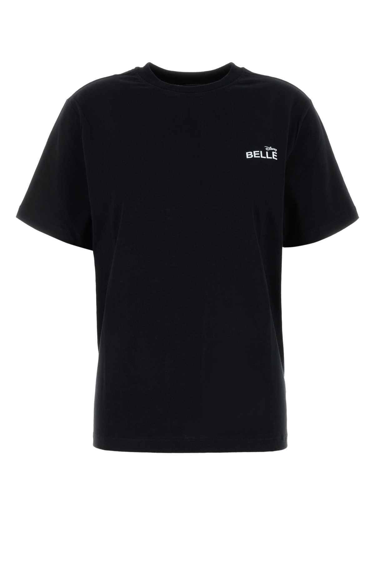 Coperni コペルニブラックコットンコペルニxディズニーベルTシャツ - Image 1
