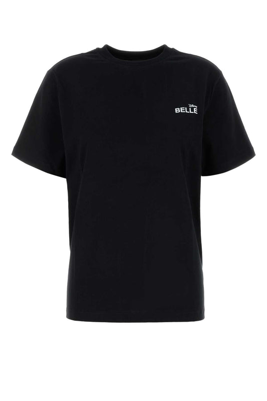 Coperni コペルニブラックコットンコペルニxディズニーベルTシャツ - Image 1