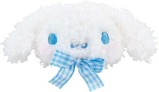 Sanrio 236918 Face Shape Hair Clip, Cinnamoroll, Hair Rubber