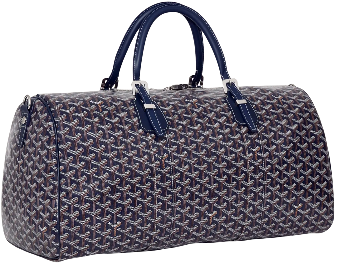 GOYARD 'NAVY' BOSTON 50 DUFFLE BAG