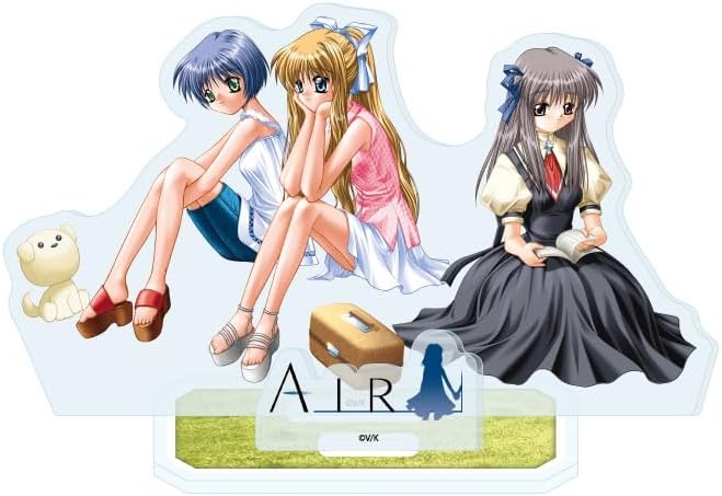 Air 05 Kanzu Kano & Kano Kirishima & Minagi Enno [Official Illustration] Acrylic Stand Plate