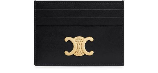 CELINE Card holder Triomphe in shiny calfskin - Image 1