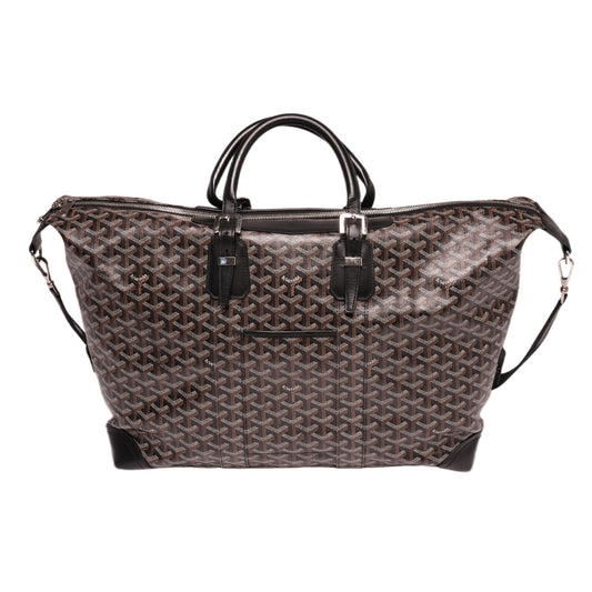 GOYARD 'BLACK' BOWLING 45 DUFFLE BAG
