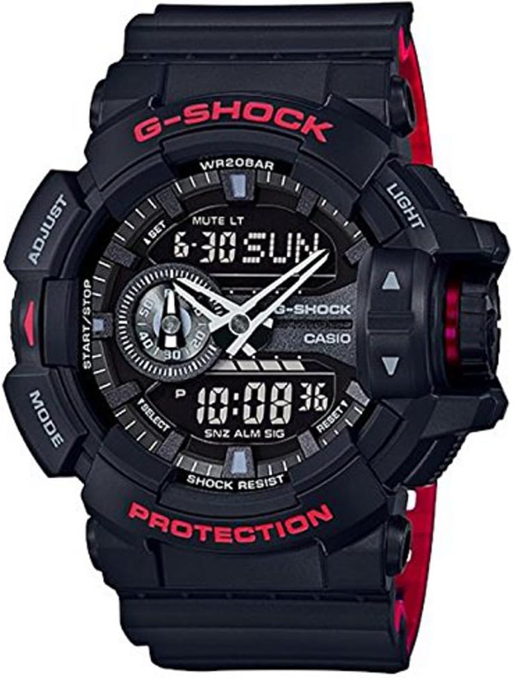 Casio G-Shock GA-400HR-1A Black & Red Series Black & Red Series, Classic