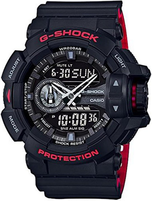 Casio G-Shock GA-400HR-1A Black & Red Series Black & Red Series, Classic
