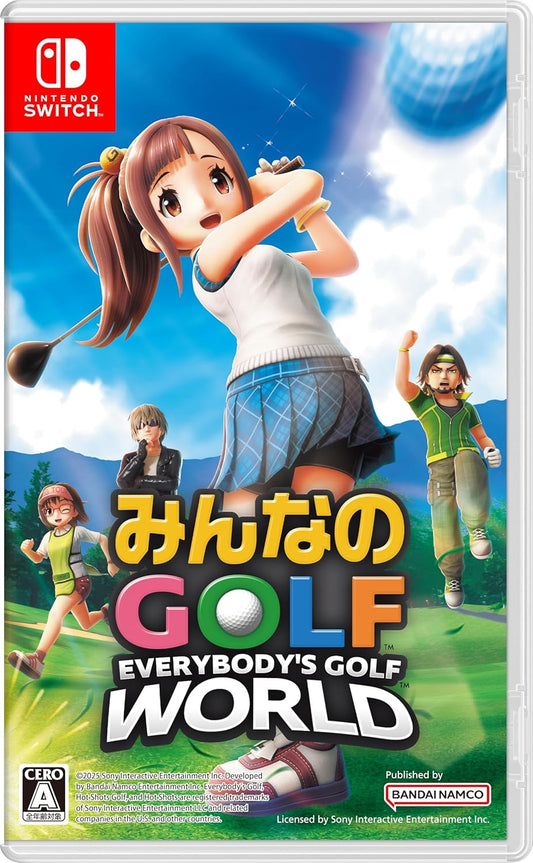 みんなのGOLF WORLD -Switch 【早期購入特典】プレイアブルキャラクター「パックマン」早期解放権 &「みんなのGOLF WORLD」オリジナルめじるしチャーム(スズキ) 同梱