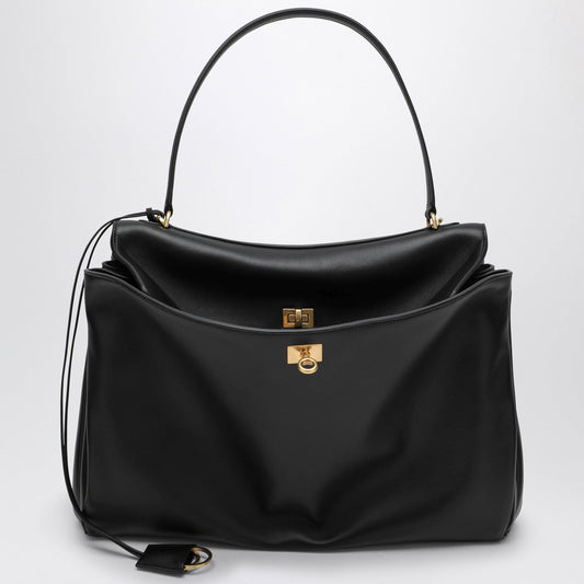 Balenciaga Smooth Black Calfskin Large Rodeoバッグ - Image 1