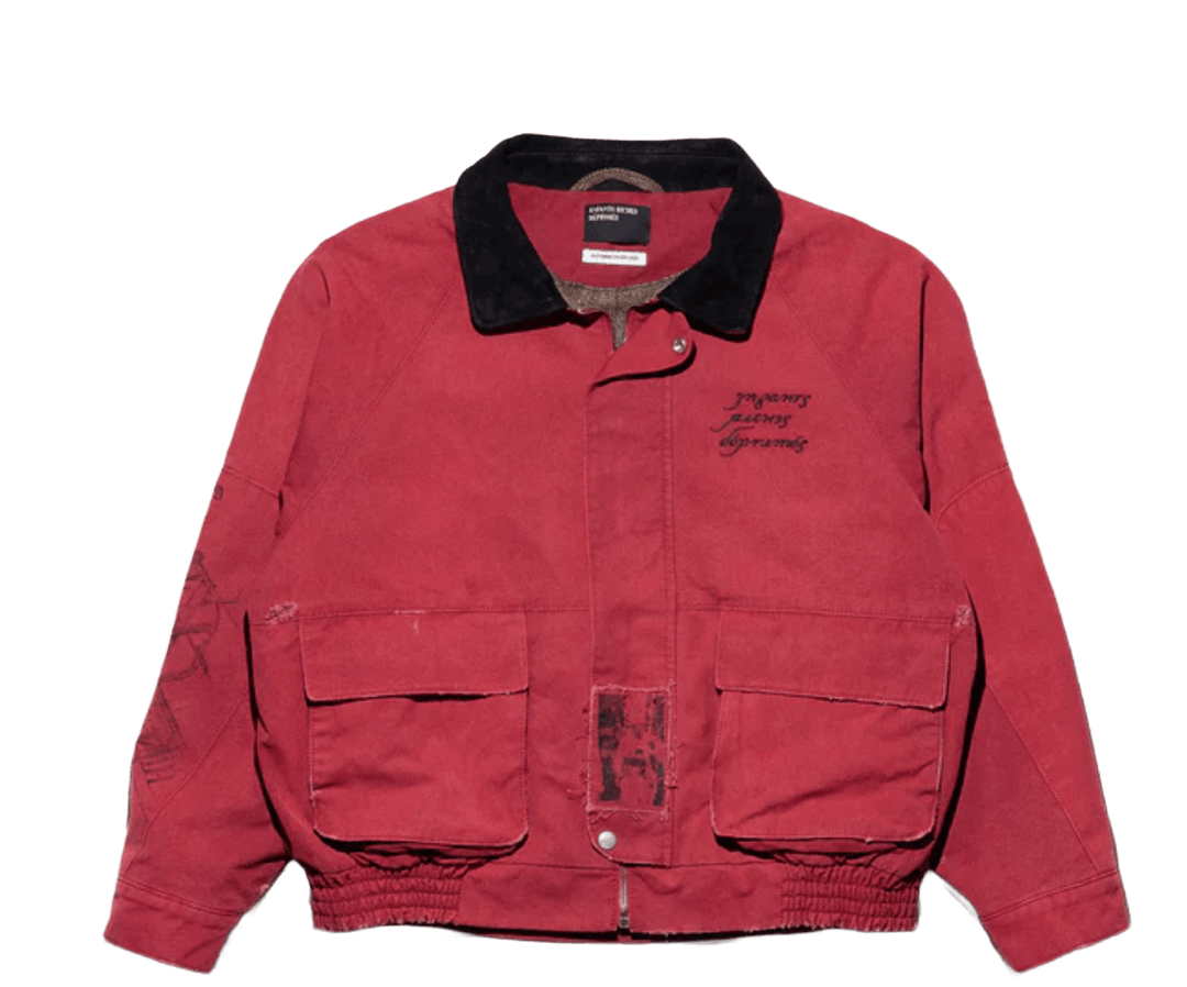 ENFANTS RICHES DÉPRIMÉS CONSTRUCTIVIST HUNTING JACKET FADED RED