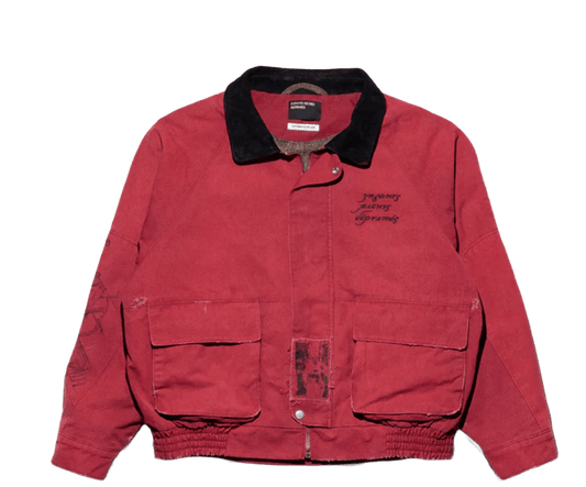 ENFANTS RICHES DÉPRIMÉS CONSTRUCTIVIST HUNTING JACKET FADED RED