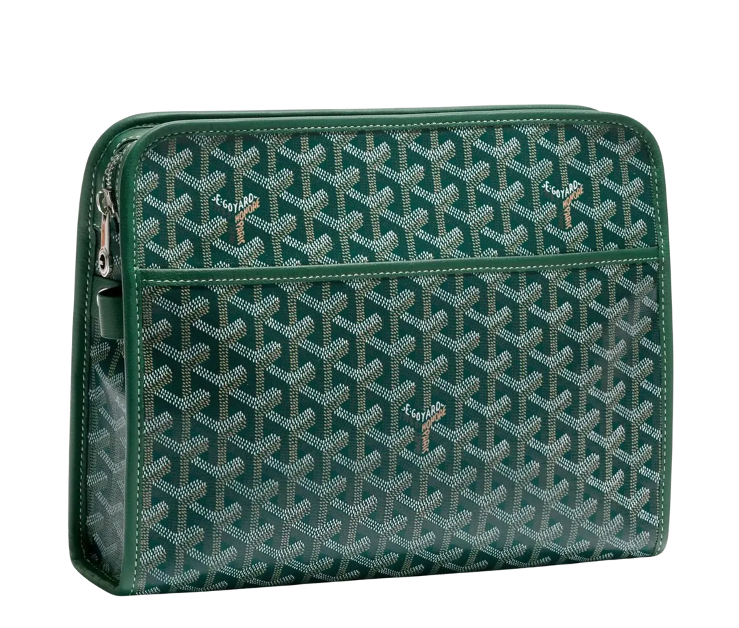 GOYARD 'GREEN' JOUVENCE GM TOILETRY BAG