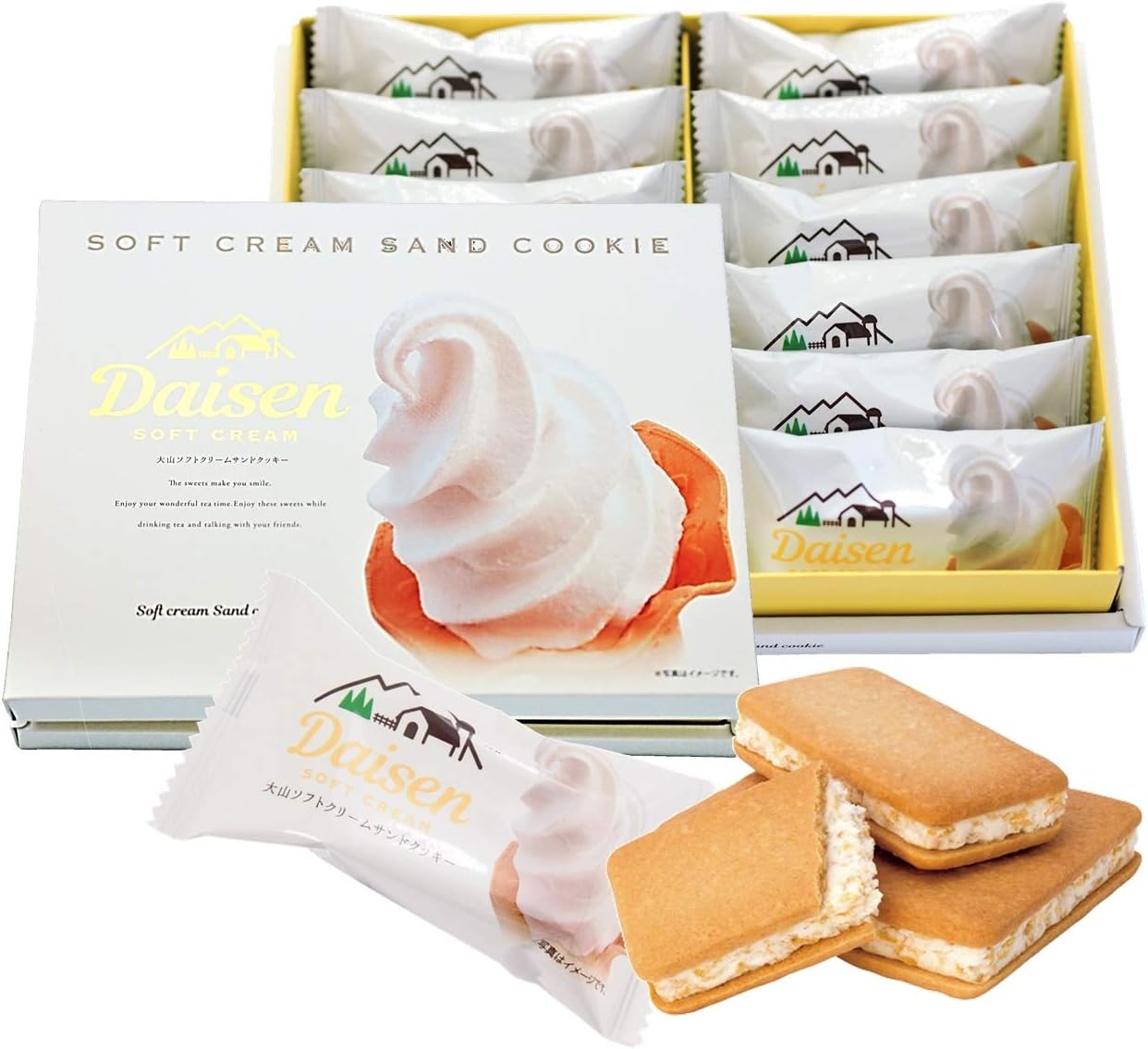 Oyama Soft Cream Sand Cookies (Pack of 12)