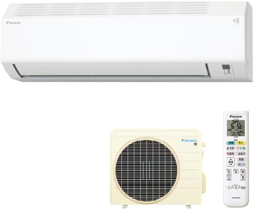 Daikin S256ATES-W Air Conditioner E Series 2026 Model Room Air Conditioner, 100 V, White (F256ATES-W+R256AES)