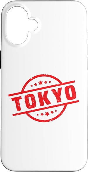 東京 ロゴ #2 タグ 日本 渋谷 休暇 大阪 旅行 富士山 素晴らしい思い出 にほんこく アジア 札幌 お土産 スマホケース iPhone 16 Plus 用