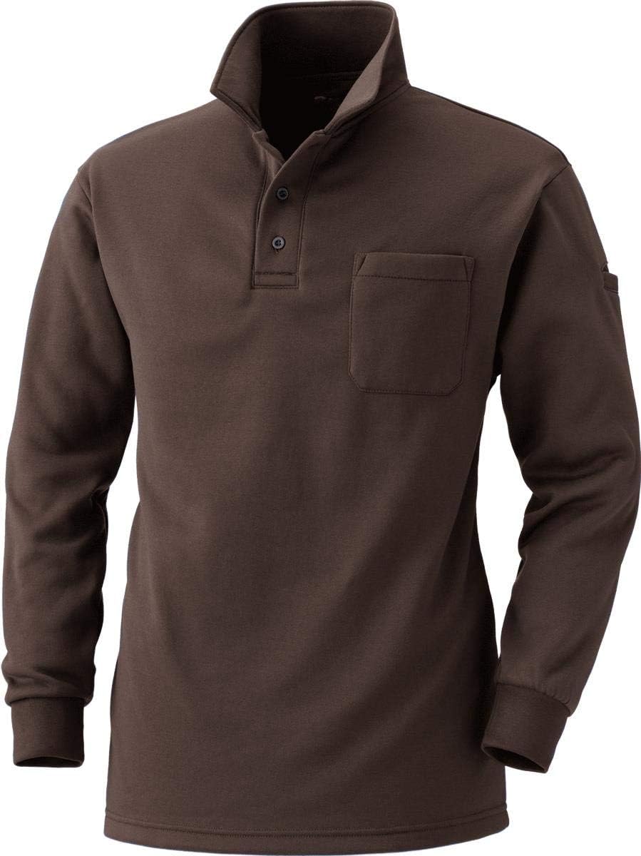 [Murakami Clothing] MK: 236 Stylish Fleece Lined Polo Shirt [Architecture Construction Tobi Craftsman Cool Work Clothes Work Clothes Cold Fall Winter Warm]