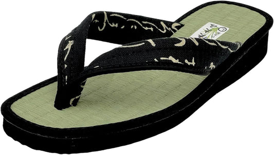 Daimei Shokai Men's Nose Strap Tatami Folding Japanese Pattern Japanese Style Sandals
